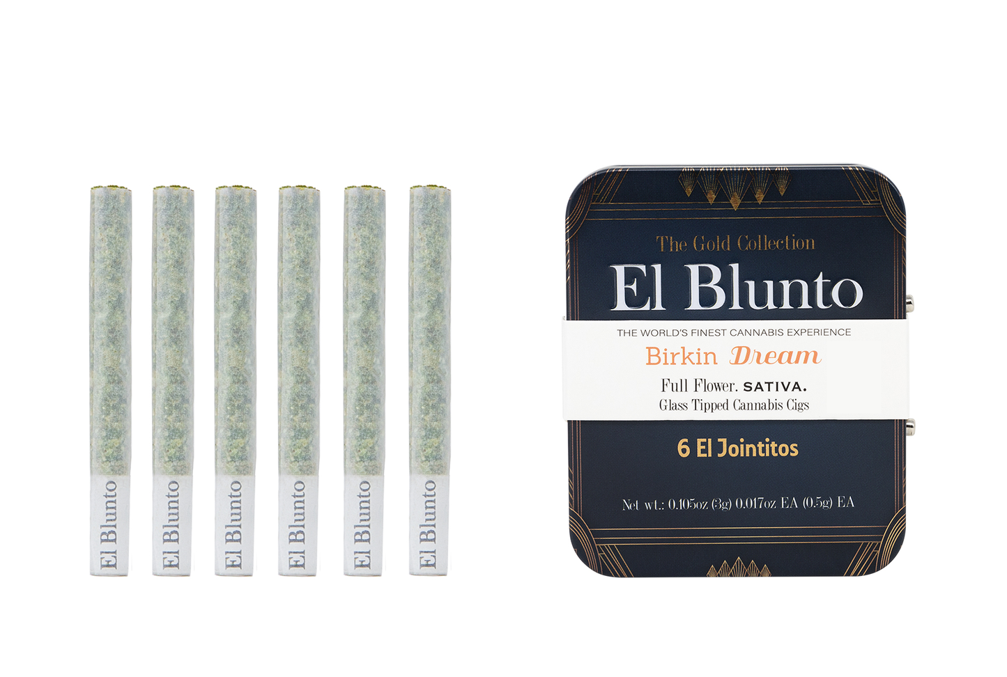 El Jointito THCA HEMP 6pk - Birkin Dream (6 x 0.5g) Sativa
