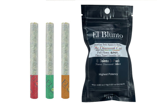El Jointo FlavorCore™ THCA HEMP 3pk - The Diamond Cut Diamond Infused (3 x .6g) Variety