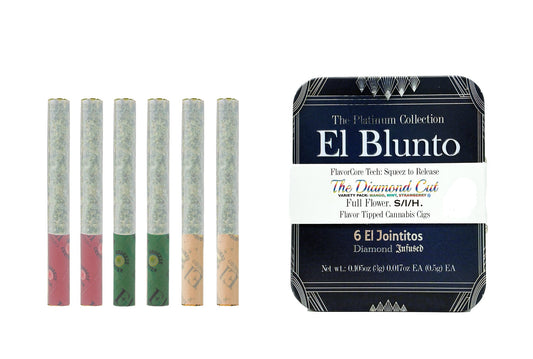 El Jointito FlavorCore™ THCA HEMP 6pk - The Diamond Cut Diamond Infused (6 x .05g) Variety